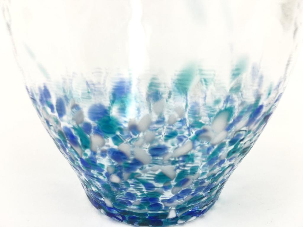 ADERIA Tsugaru Vidro Sake Hydrangea Made In Individually Sake Chilled Sake Sake Sake Chilling Sake Gift for Housewarming Small Retirement Birthday