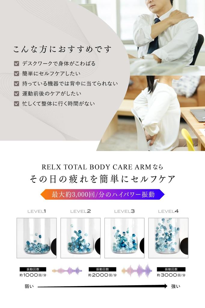 RELX Rücken Myofasziale Release Pistole, Ganzkörperpflege Arm (Geplant von einem japanischen Unternehmen) - Ein tolles Geschenk zum Tag der Alten!