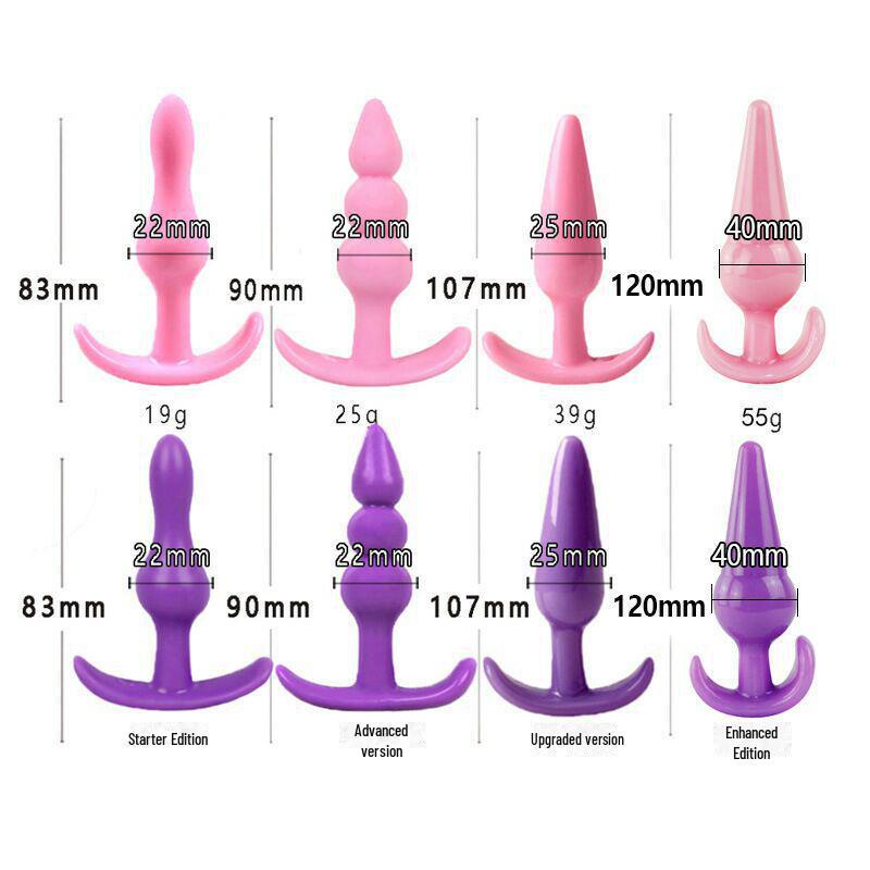 Soft Beaded Anal Plug Opener for Beginners - Unisex Anal Toy