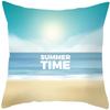 Summer Ocean Animals Printing Cushion Cover Designer % Polyester Throw Pillow Case Home Decor Funda Cojines X