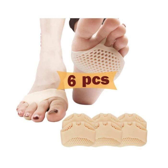 Metatarsalputer, Plantarpute i gel (6 STK) Nytt materiale, Gelpute for føtter, For menn og kvinner