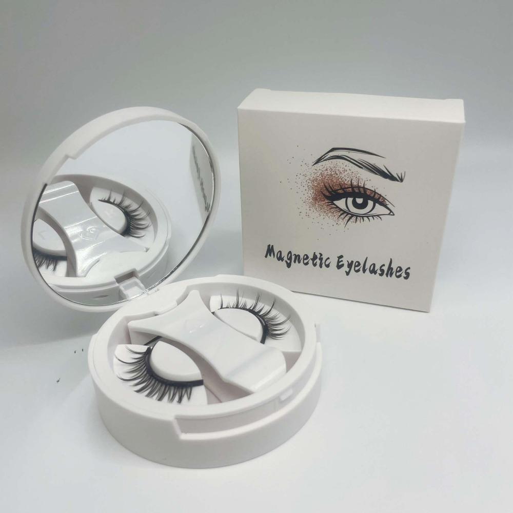 Cat Eye Glue Free False Eyelashes Makeup Magnetic Eyelashes with Clip  Makeup Tools