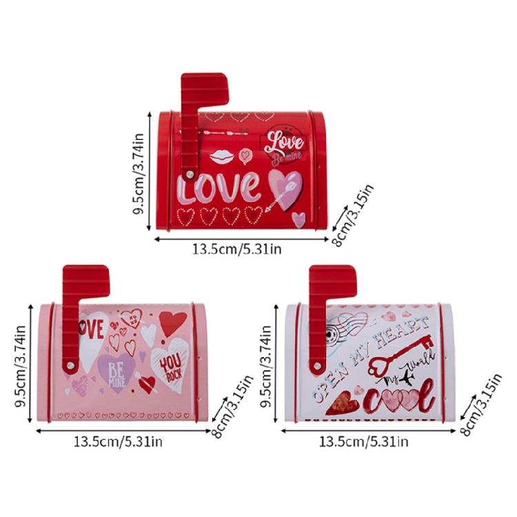 Mini Handy Container Iron Gift Box for Loose Leaf Tea Mailbox Ornaments