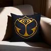 Tomorrowland Pillow Case Antidustmite Pillowcase Invisible zipper silky short plush Sofa cushion cover