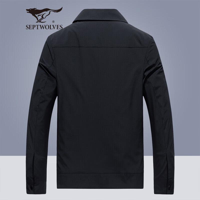 Septwolves Men's Business Casual Lapel Jacket