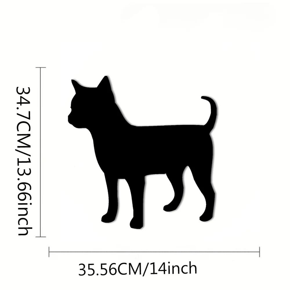 Plaque Murale Métallique Chihuahua – Décoration Murale Silhouette De Chien, Hanging Wall Art, Et Décor Métallique Pour Mur