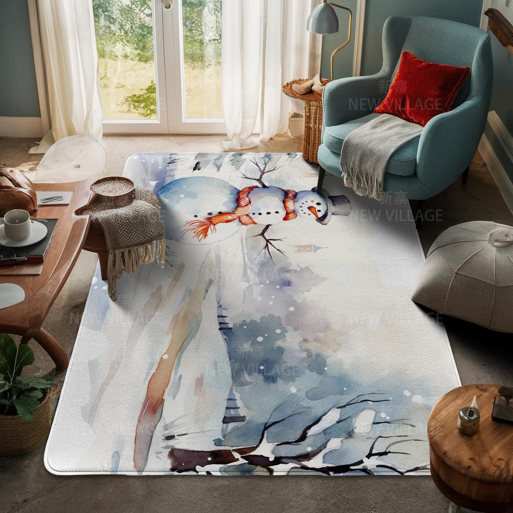 Koberec ke vchodu do domu Rohožka ke dveřím do domu Obývací pokoj Vana Koupelna Protiskluzové koberce s absorpcí vody vana Veselé Vánoce zima