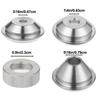 5 PCS Texture Sprayer Orifice Tip Set Wall Texturing Drywall Wall Painting Sprayer Tips Stainless Steel Tool Parts