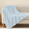 Soft Flannel Throw Blanket – Lightweight & Warm, Simple Floral Pattern, Cozy for Home Lounge, Ideal for Christmas & Halloween