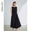 LANCY Sleeveless Chic A-Line Midi Dress