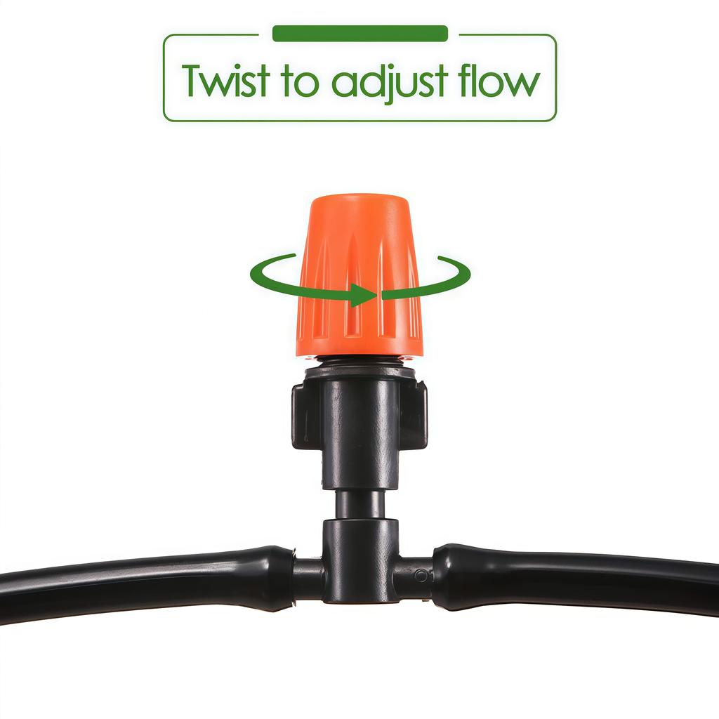 10M-100M 1/8'' 1/4'' 3/8'' PVC Garden Hose Black Micro Drip Irrigation Tube for Plants Watering System 3/5mm 4/7mm 8/11mm Pipes