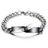 Stainless Steel Custom Letter Bracelet Couples Lightweight Luxury Titanium Adjustable Bangle Jewelry