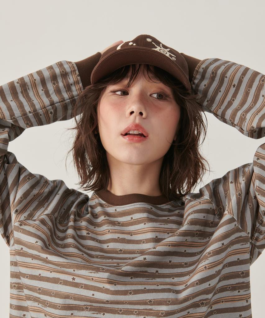 ESCAPEFROM Weather Icon Ball Cap Brown