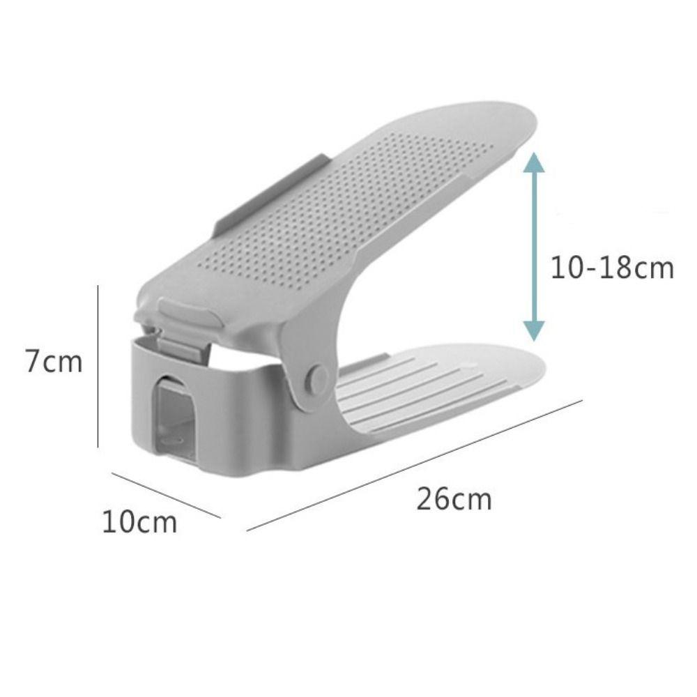 Double Layer Shoe Slots Organizer Adjustable Shoe Stacker High Quality Shoe Rack
