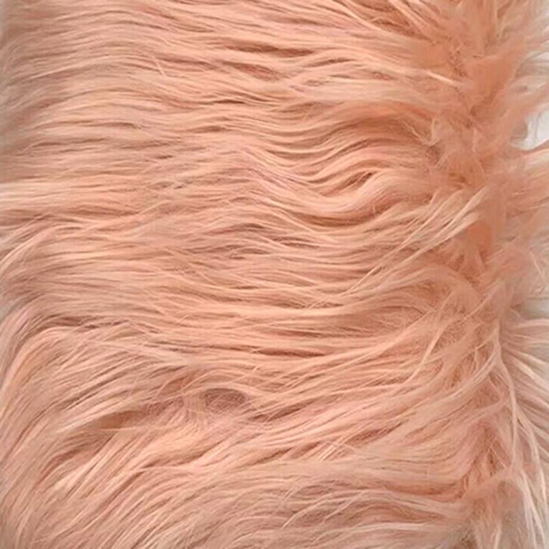 50/100cm Colorful Faux Fur Fabric Imitation Plush Cloth for Patchwork Sewing Material DIY Doll Beard Hair Chair Decorative Cover