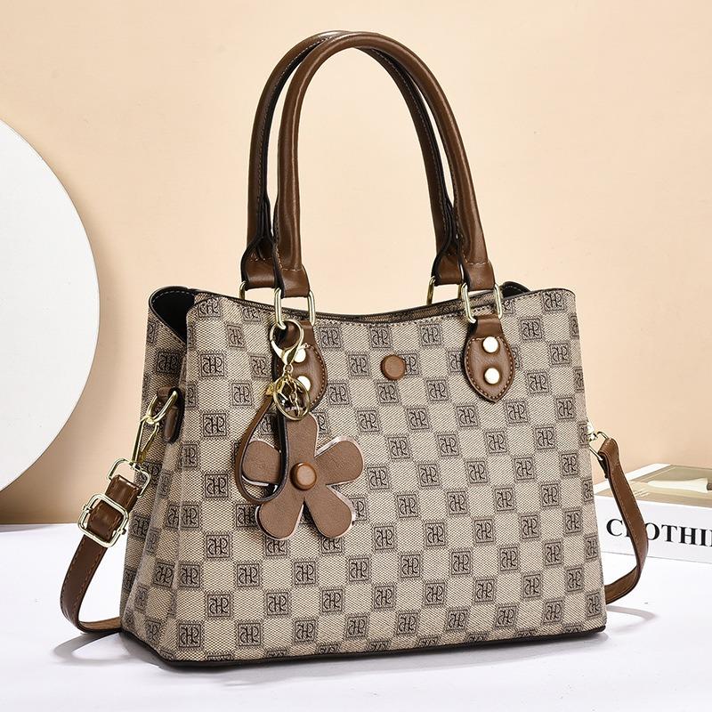 Umhängetasche Damen neue Frühjahrs- und Herbstkollektion große Kapazität modisch vielseitig Damen Mutter Handtasche Temperament Umhängetasche