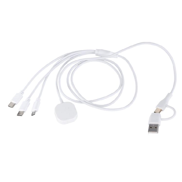 

MultiFunction USB C Charging Wire Multiple Charging Cable for Phones/Tablets/Watches 120cm/47.24inch Long Cable 1