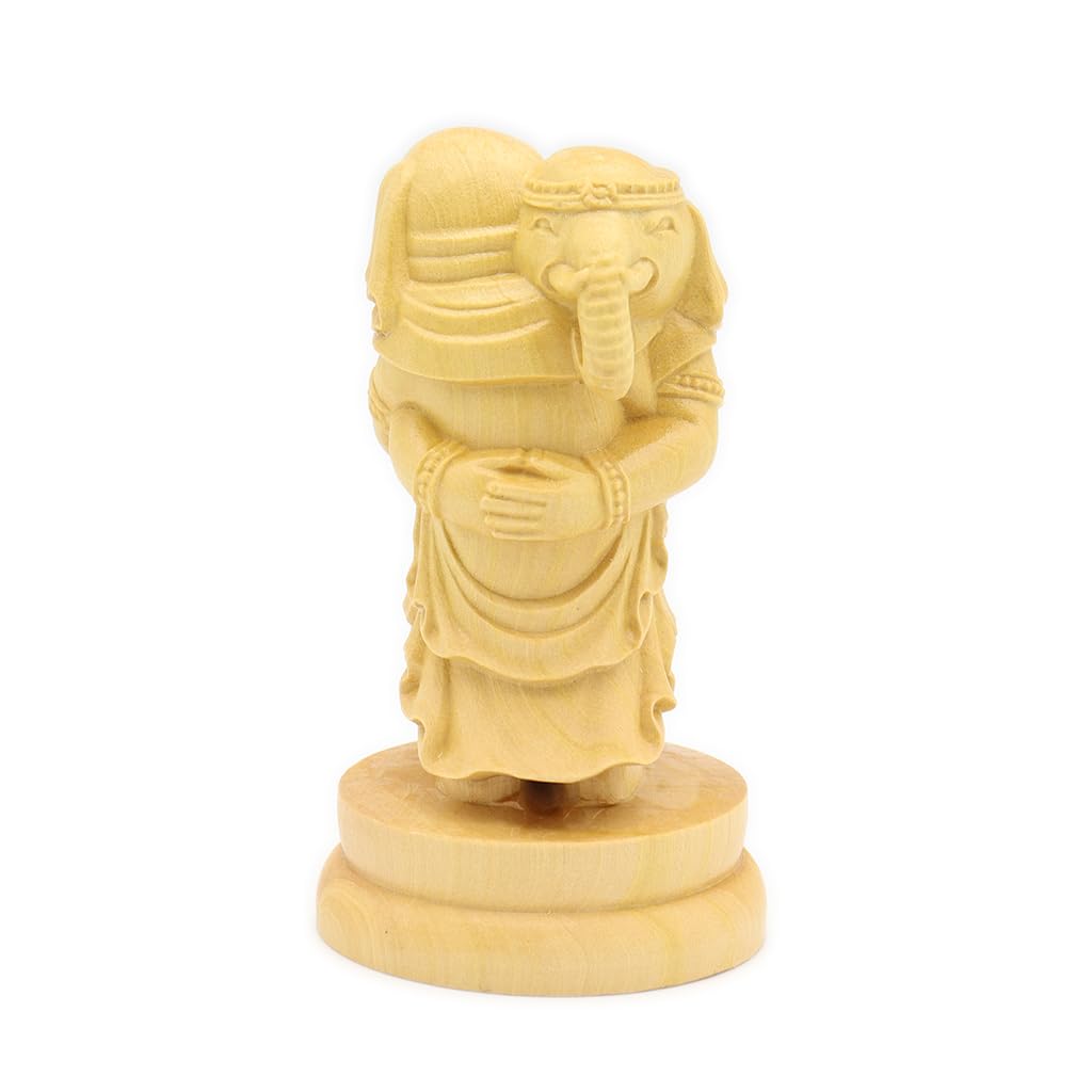 Kurita's Special Buddhist Statue [Various Heavenly Gods] Kankiten (Shoten) Double-Body Standing Statue (Total height approx. 8cm, width 4.5cm, depth