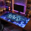 Olympique Lyonnais FC Theme Pattern Mouse Pad, Soccer Logo Design XXL Gaming Desk Mat Non-Slip Computer Mouse Pad
