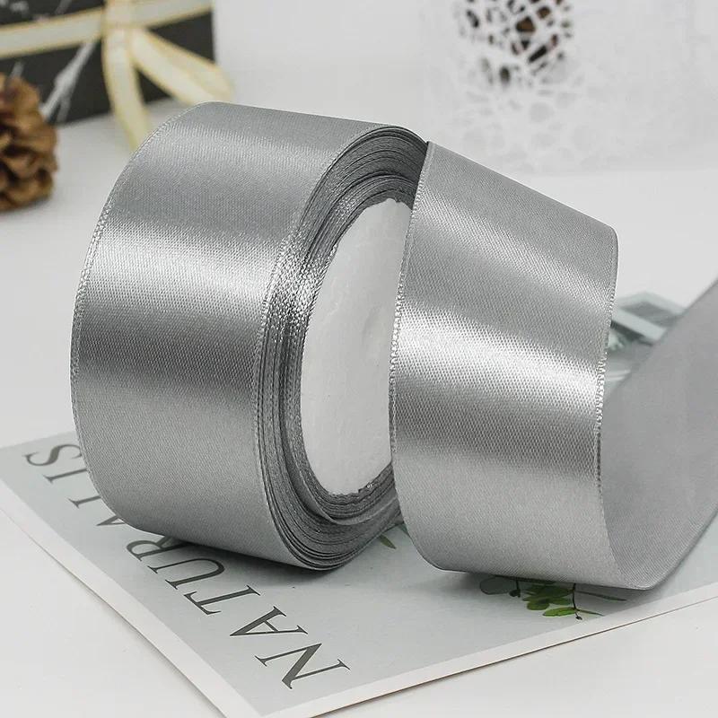 1 Volume 22 Meters Silk Satin Ribbons for Crafts Bow Handmade DIY Gift Wrap Party Wedding Decorative 6/10/15/20/25/40/50mm Tape