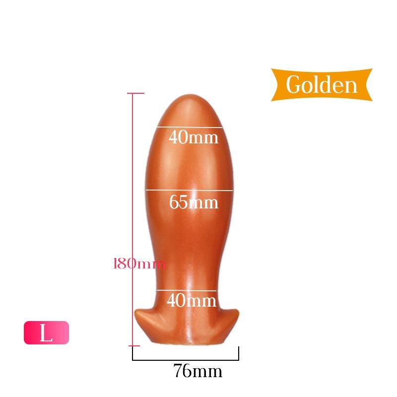 XXL Silicone Plug, Huge Soft Liquid Silicone Design with Comfort Base, Flexible Large Size Toy for Couples, Multiple Sizes Available