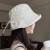 Zhao Lusi's Same Style Fisherman Hat, New Summer Model, Foldable Hat, Outdoor Sun Protection, Large Brim, Makes the Face Look Smaller, Sunshade Hat