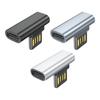 Right Angle USB To Type C Adapter Double Sided Insert for Versatility Device Compatibility Compactly and Robusts Design