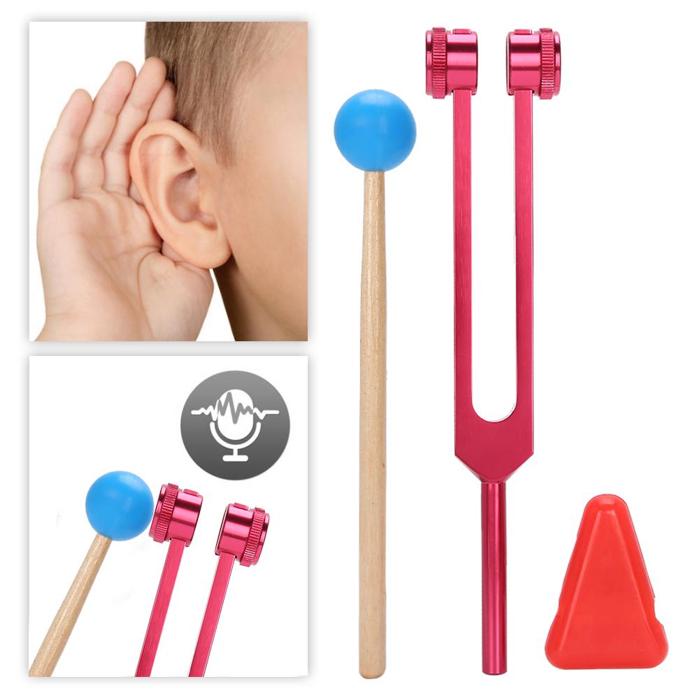 Aluminum Alloy Tuning Fork Sound Healing Therapy Tuning Fork with Hammer for Healthy Care