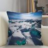 Snow Pillowcase Square  Zipper
