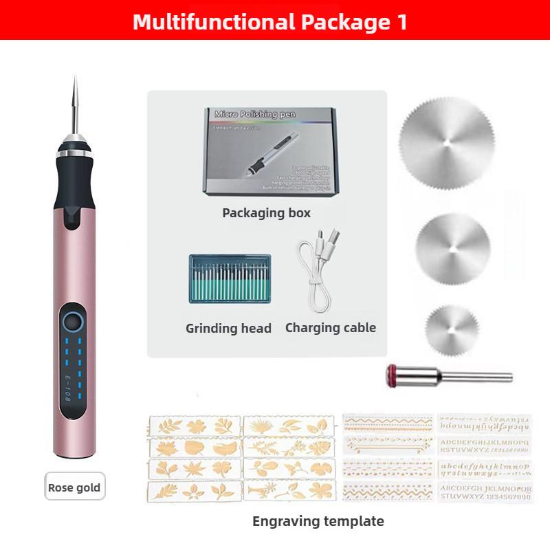 Small Electric Grinder 3-speed Adjustable Drilling Machine Handheld Electric Polishing Pen Carving Hardware Tools