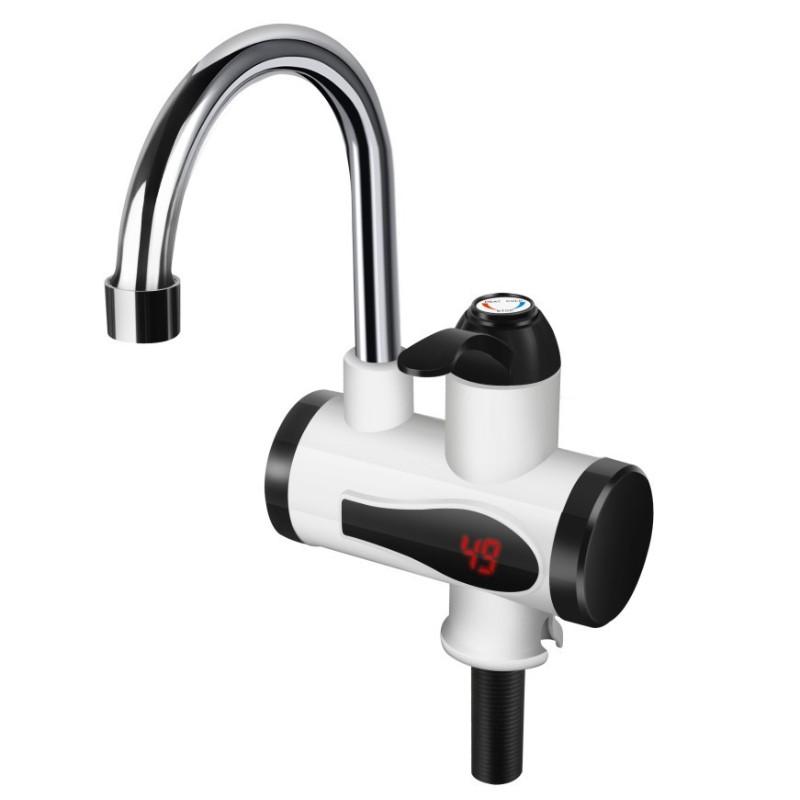 Digital Display Hot & Cold Dual-use Faucet Electric Heating Water Faucet & Shower Home Intelligent Instant Hot Water Faucet