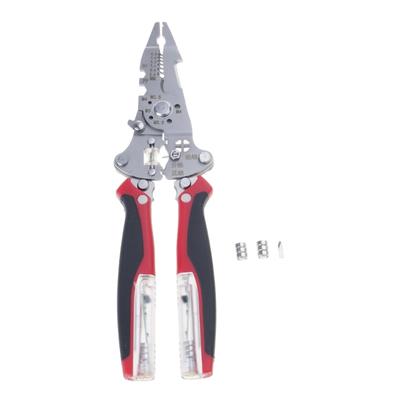 16 In 1 Foldable Wire Stripper Crimper Cable Cutter Pliers Professional Electrical Wire Stripping Tool Wire Scissors