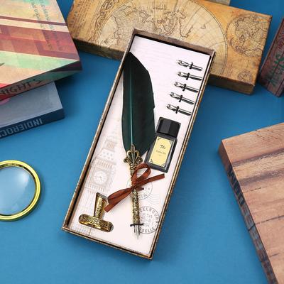 Literary Goose Quill Pen Girlfriend Birthday Graduation Commemorative Gift Friendship Creative Surprise Muse Festival Gift Dipping Pen