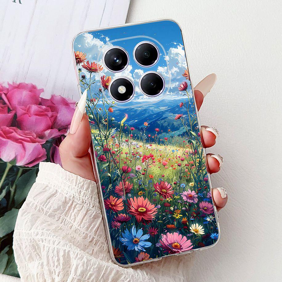 For Xiaomi Redmi Note 14 Pro Plus Case New Popular Flower Marble Soft Silicone Cover For Xiaomi Redmi Note 14 Pro Global Capinha