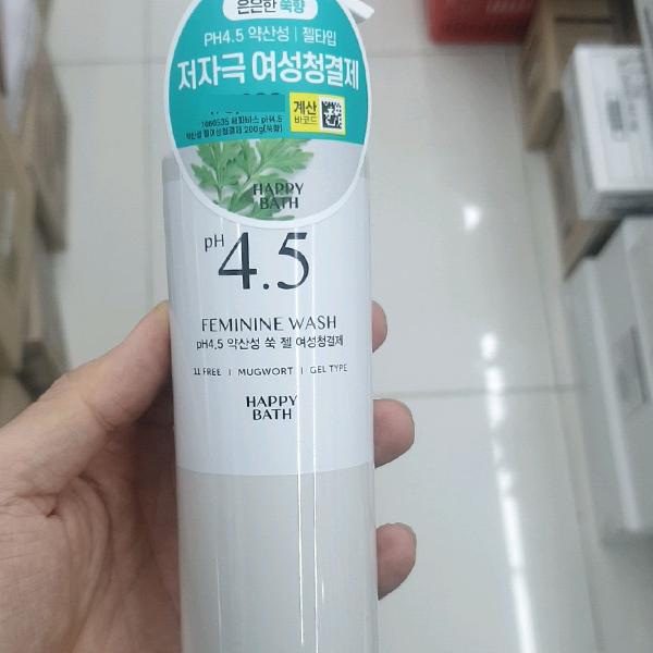 Happy Bath ph4.5 Mild Acidic Mugwort Gel Feminine Wash 200g