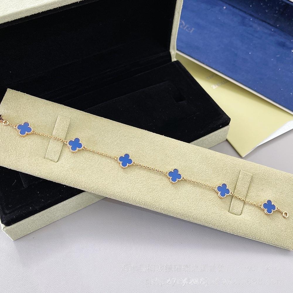 Four-leaf Clover Mini Six-flower Bracelet Classy Luxury Women's Bracelet