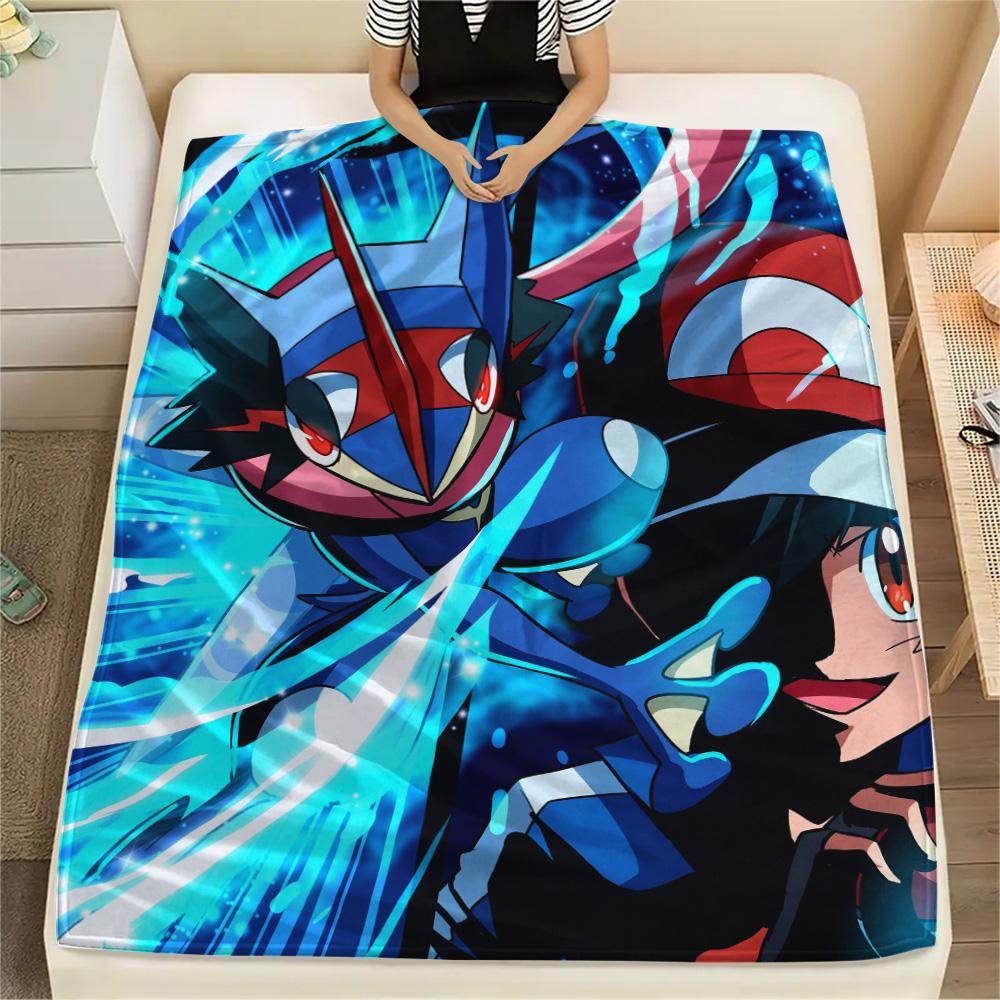 Mugen the Frog  Print Flannel Blanket, High quality Comfortable for All Seasons, Home Decor, Warmth and Comfort