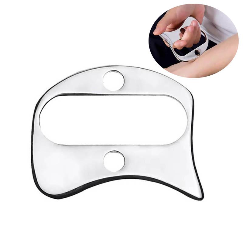Portable Stainless Steel Gua Sha Scraping Massage Tool Manual Massage Scraping Board For Body Back Leg Arm Relaxation