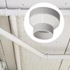 Air Duct Adapter 100mm to 75mm Accessory Pipe Fitting Havc Connector for Hotel System Simple