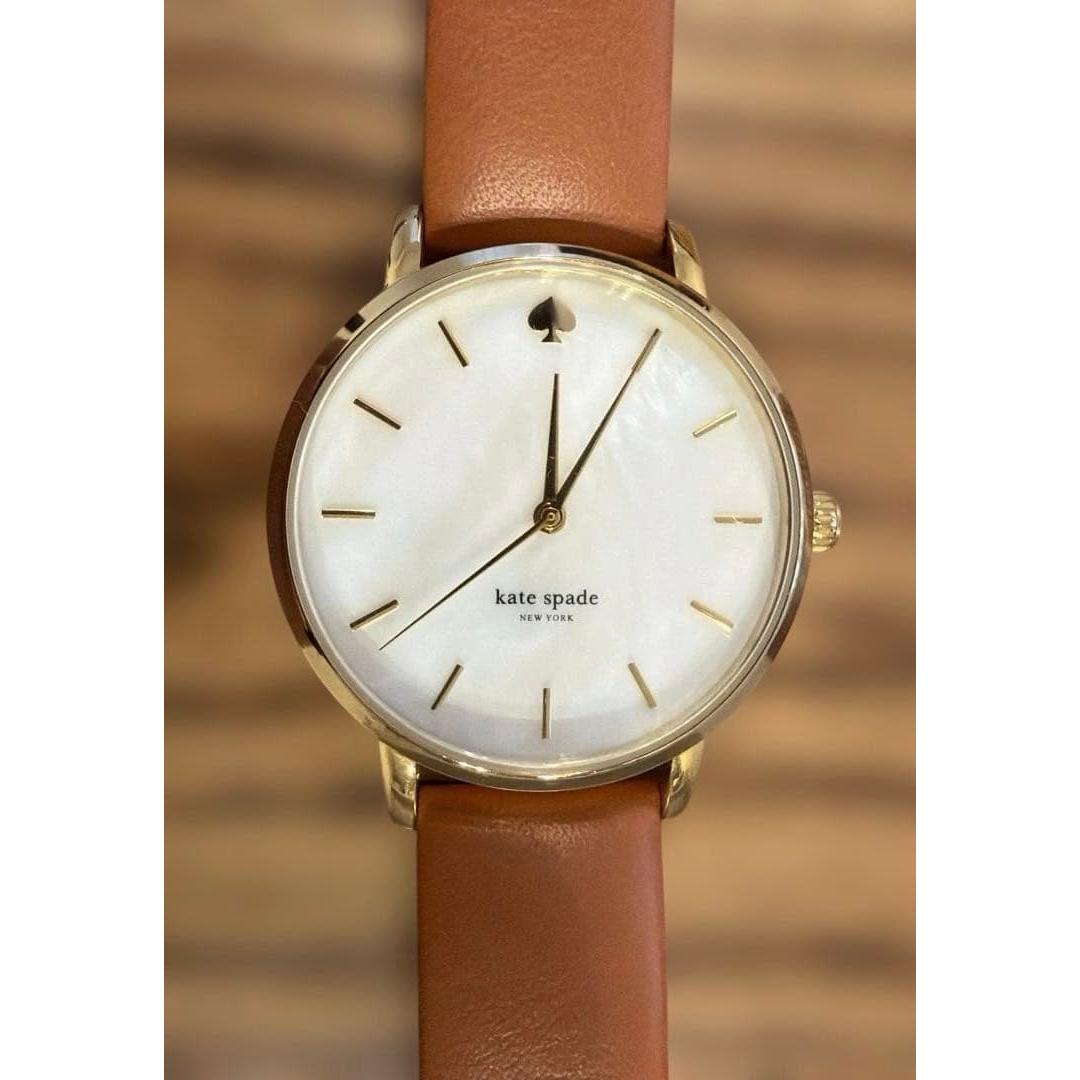 Used [kate spade] Leather watch brown gold