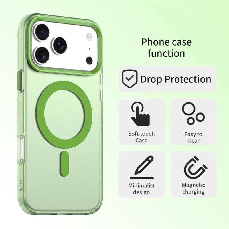 Luxury Magsafe Frosted Phone Case For IPhone 17 Air 16 15 14 13 12Pro Cover Anti-Fingerprint IPhone17 Pro Max Cover