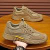Shoes Men's Autumn and Winter New Men's Labor Insurance Shoes Fashion Lace-up Men's Outdoor Casual Shoes Soft-soled Sports Shoes
