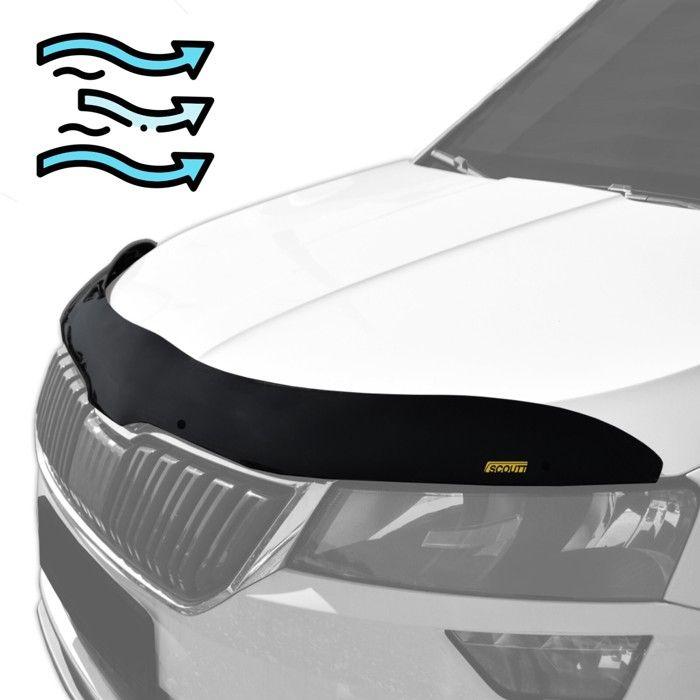 Scoutt | Hood Deflector Protection For Volvo XC60 2007-2013, Aerodynamic, Easy Assembly, No Drilling Required