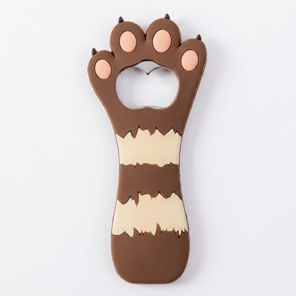 Vibrant Colors Fridge Magnet Opener Paw Shape Multifunctional Bottle Opener  Kitchen Barware