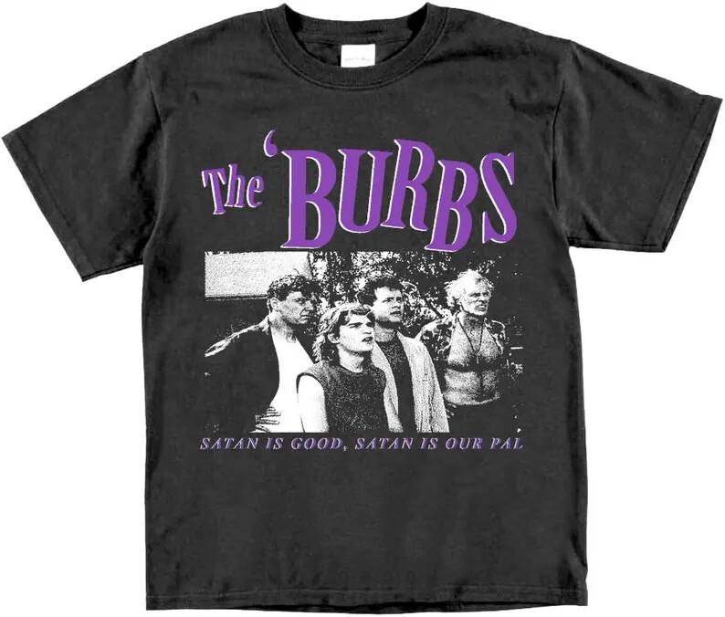 

The #039;Burbs Horror Movie T Shirt 1989 Vintage Comedy Halloween Graphic Goth Punk Unisex T-Shirt S