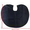 Black Short Square Waterproof Hairdressing Cape – Professional Salon Barber Hair Cutting Wrap & Dyeing Tool