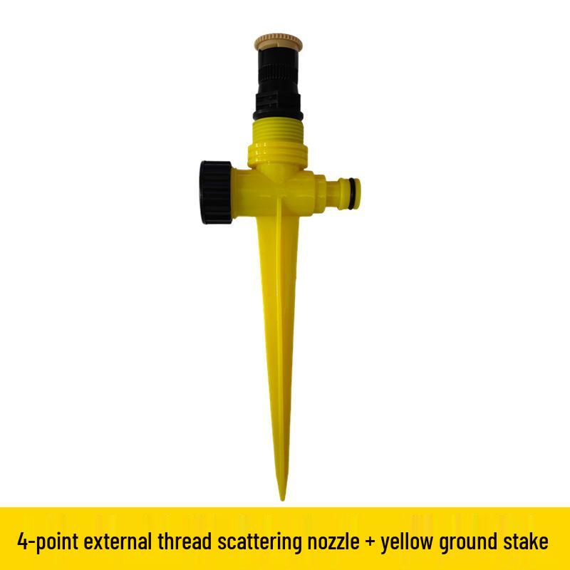 360-Degree Rotating Garden Sprinkler Head for Lawn and Irrigation