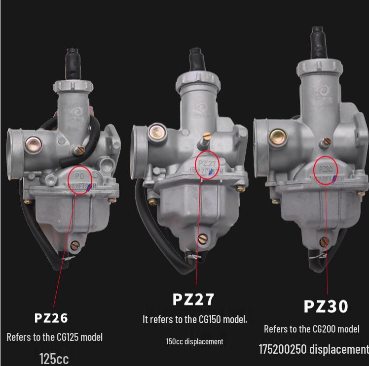 Universal Carburetor for Motorcycles (CG125-250) & Three-Wheeled Vehicles (PZ26-30)