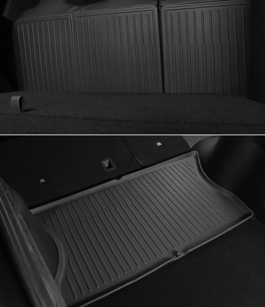 for Tesla Model X 2025 2025 TPE 3D Car Floor Mats Cargo Liner Trunk Pad Waterproof Protective Left Rudder