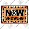 Decor Cinema Vintage Metal Plaque Metal Sign Tin Sign Iron Poster for Movie Theater Club Living Room Home Wall Decor